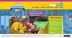 Desktop Screenshot of normancountyfair.com